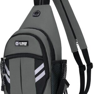 Versatile Sling Bag with Reflective Safety Strips - Perfect for Travel & Hiking